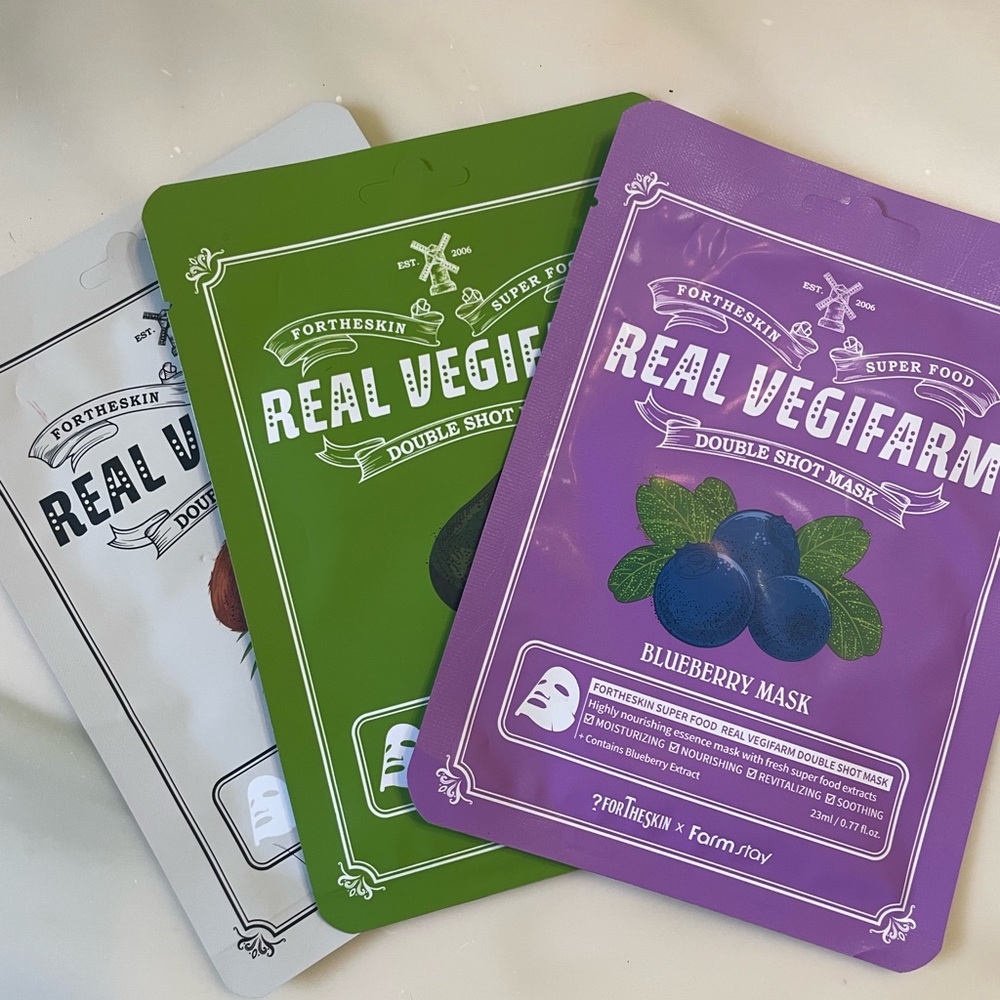 Real Vegifarm Face Mask Set